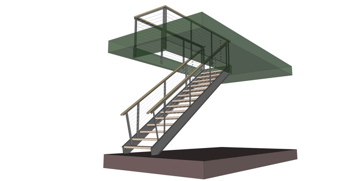 Mezaninos e escadas metálicas